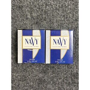Cover Girl  Navy Cologne For Women 0.3 oz Vintage Perfume Brand New in Box x2